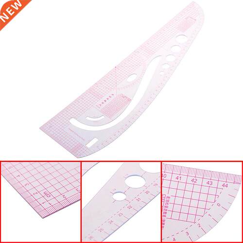 1pc Practical Drawing Tailoring Ruler Multi-function Cutting