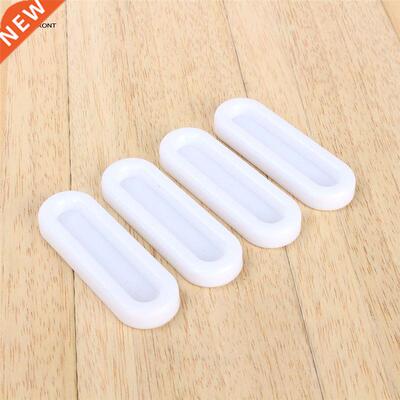 4pcs/Lot Self-adhesive Sliding Plastic Door Handle Cupboard