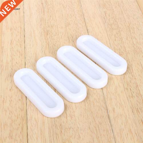 4pcs/Lot Self-adhesive Sliding Plastic Door Handle Cupboard