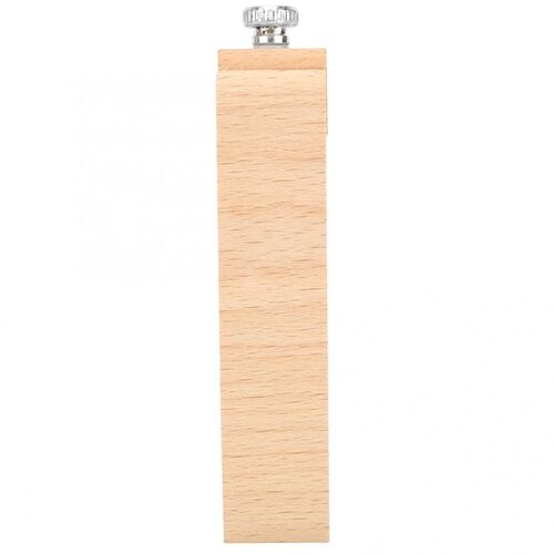 Manual Leather Wooden Sandpaper Block Handmade DIY Sanding B