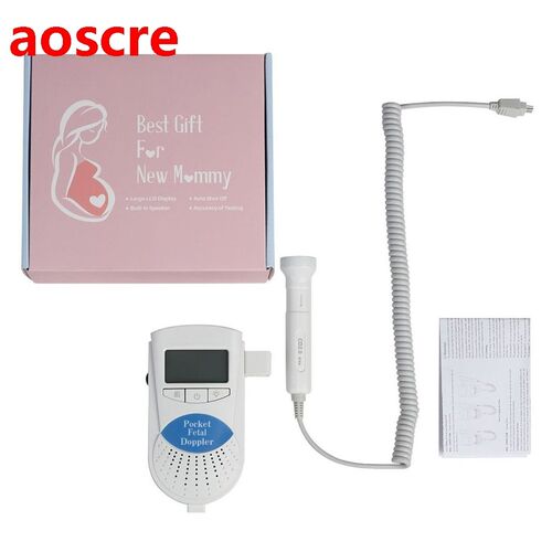 LCD Display Baby LCD Ultrasonic Detector Fetal Doppler Prena