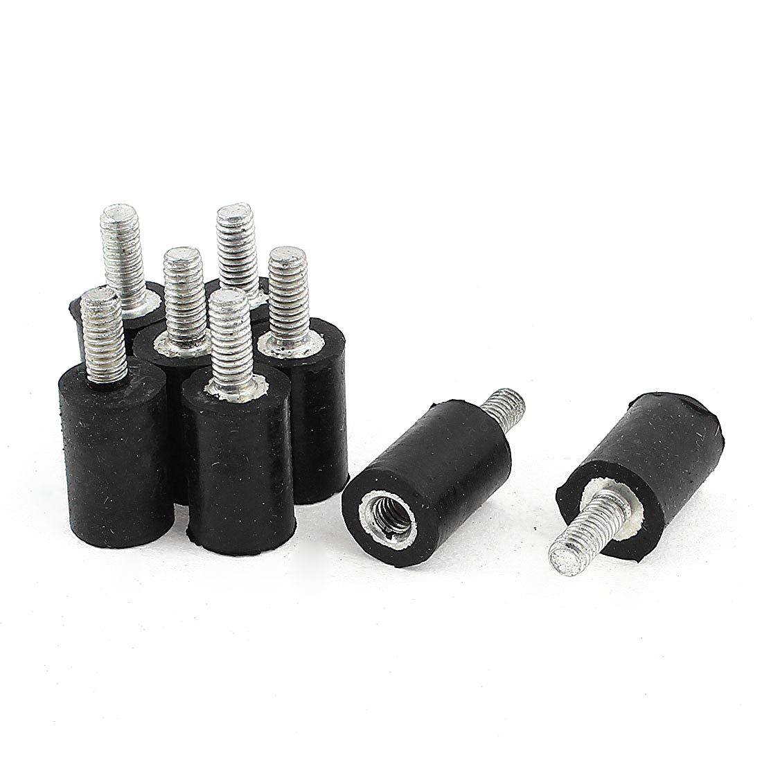 8pcs m4 air compressor vibration mount isolator 10mm x 15mm