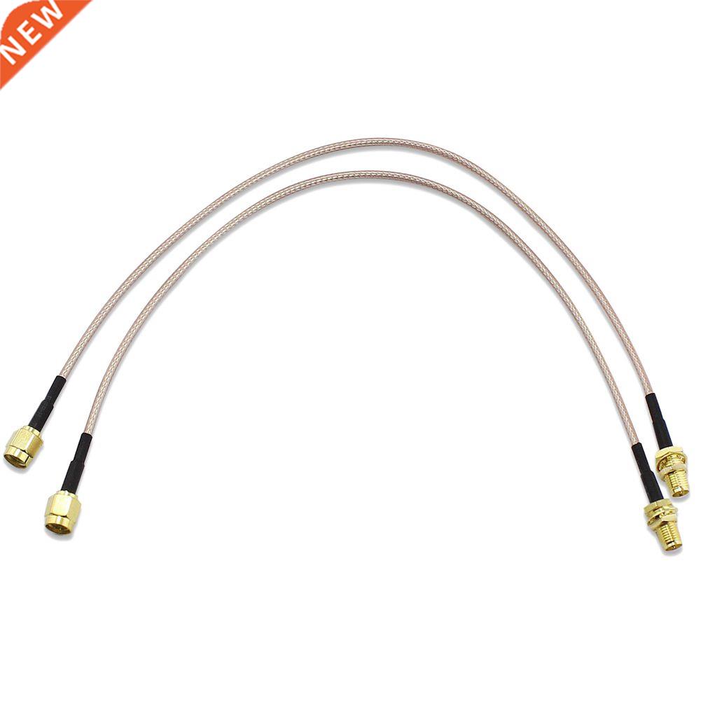 2x RF Connector RP-SMA Male to RP-SMA Female Pigtail Cable G