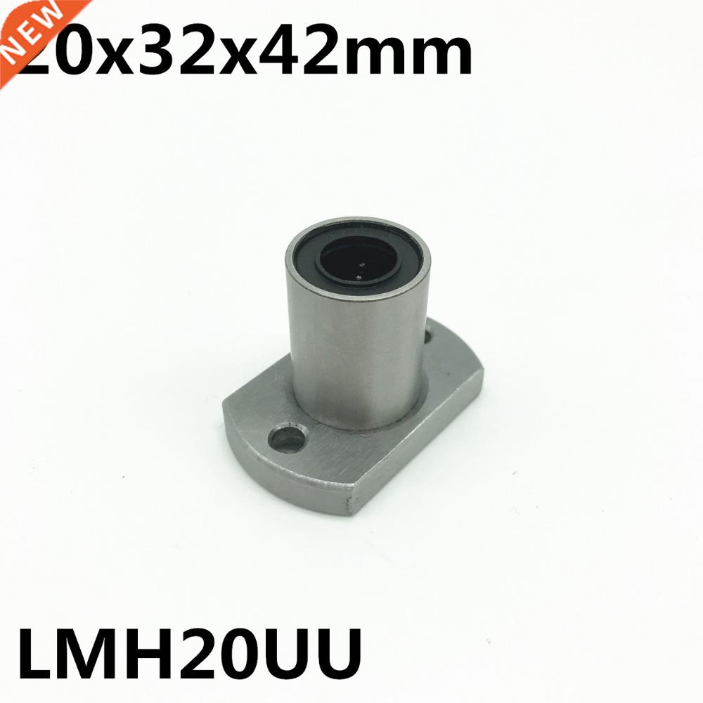2pcs LMH20UU 20mm flange linear bearing LMH20 20x32x42 mm