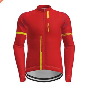 Men Top Mountain Long Sleeve Polyester Design Quick-Dry Jer