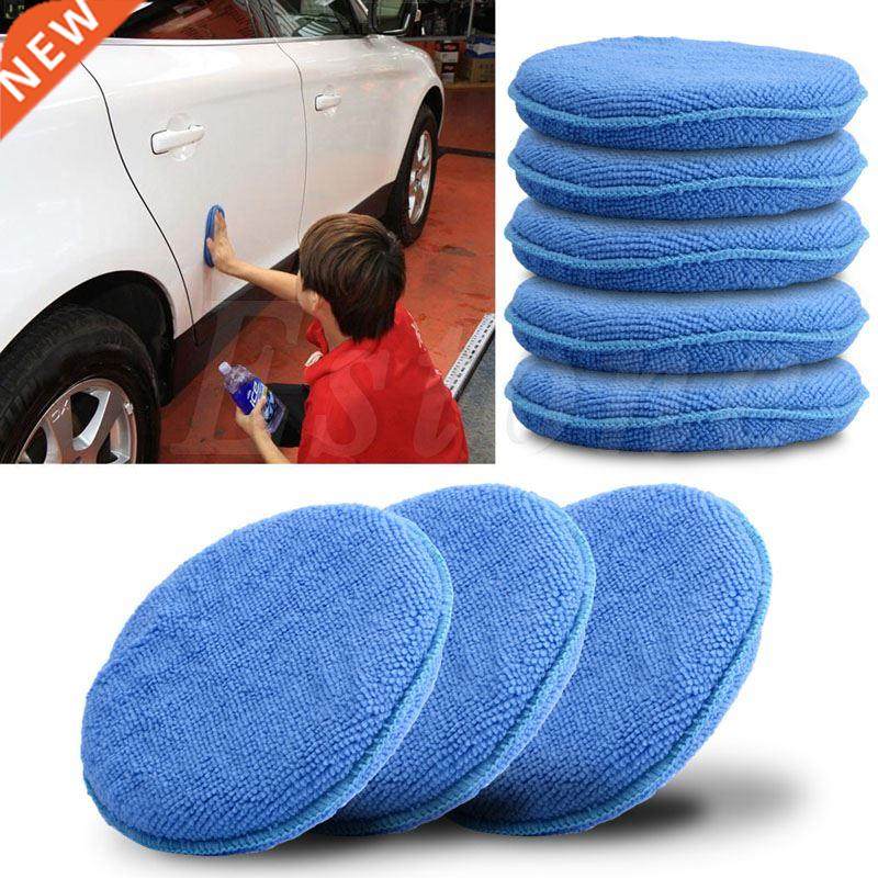 microfiber foam sponge car waxing polish applicator detail c