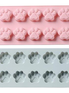 Lovely Paw Chocolate Mold 3D Fondant Mould Silicone DIY Cand