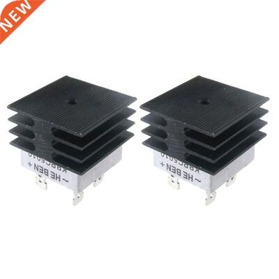 2X 50A 1000V Metal Case Bridge Rectifier with Heatsink