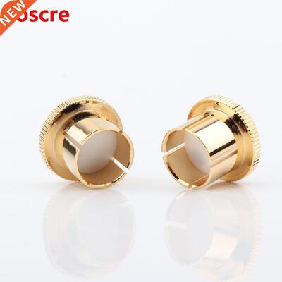 Free shipping 12pcs Noise opper 24K Gold Plated Copper RCA