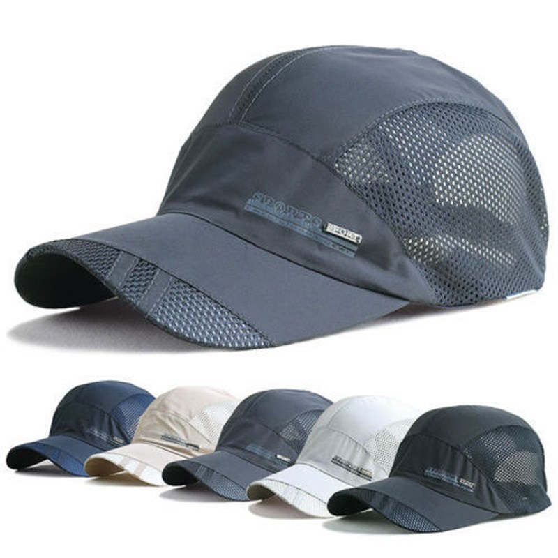 Dry Running Baseball Summer Mesh 6 Colors Gorras Cap Cap Vis