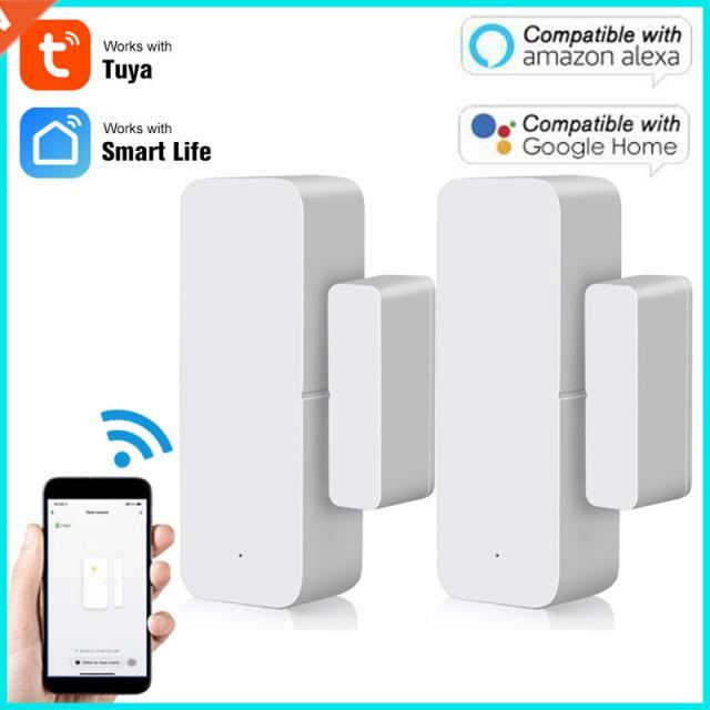 Tuya WiFi Door Sensor Smart Door Open/Closed Detectors Home