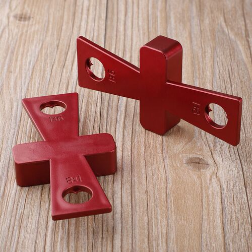 2Pcs/Set DIY Ruler Dovetail Marker Templates Drawing Line To