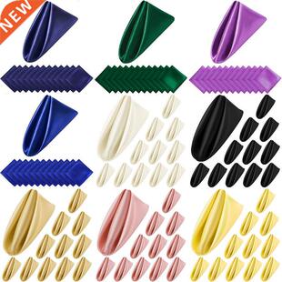 12Pcs 50cm Table Napkins Cloth Square Satin Fabric Napkin Po