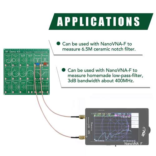 PCB DIY Module RF Demo Kit NanoVNA RF Tester Bod Filter At