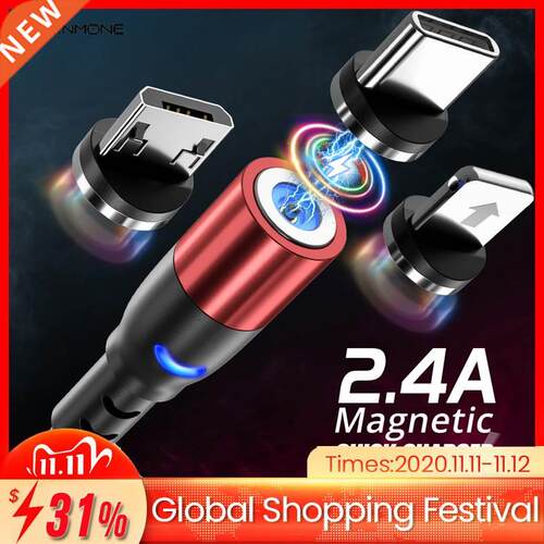 Micro USB Magnetic Cable USB Type c Cable Fast Charging Wir