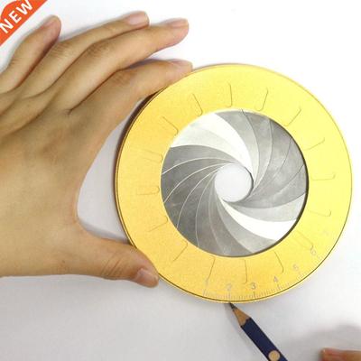 Round Stainless Steel Compas Circle Drawing Rule Measuring T