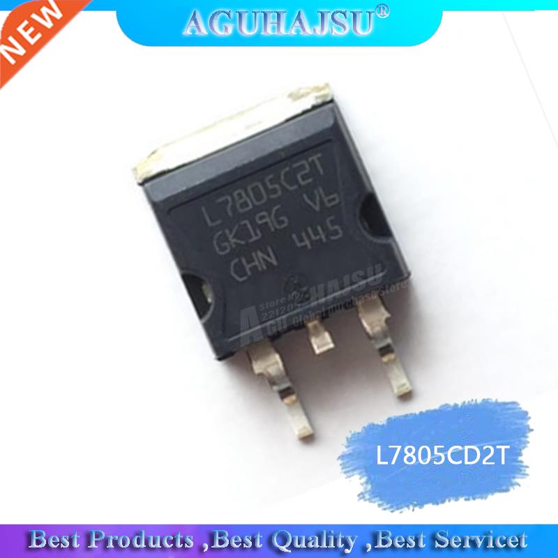 10pcs/lot L7805CD2T LM7805C2T L7805 three-terminal regulato