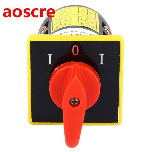 Changeover Selector HZ5B-10/2 (2 Layer) 380V~3KW 10A 8 Termi