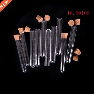 10pcs 16.5*105mm Clear Weddng Favor Gft Tube Plastc Test