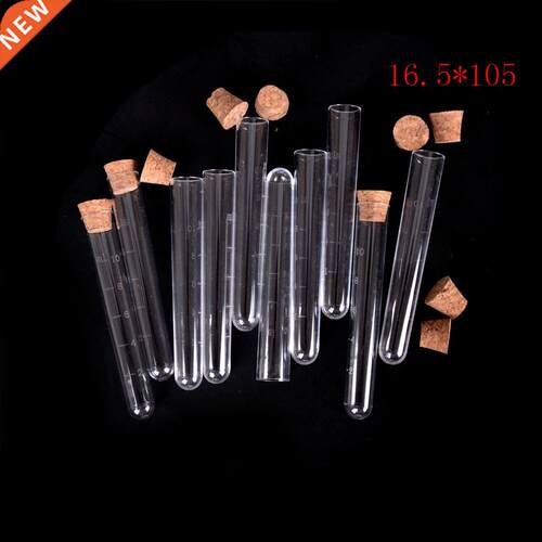 10pcs 16.5*105mm Clear Weddng Favor Gft Tube Plastc Test