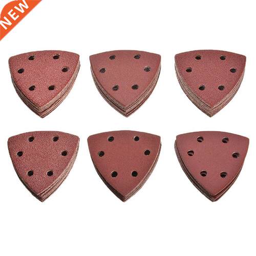 120Pcs 6 Holes Adhesive Grinding Discs 93mm Delta Sander San