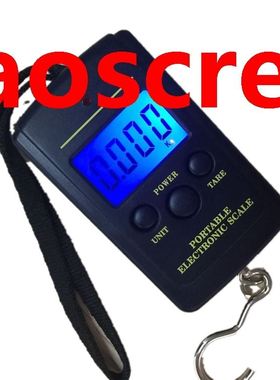 Blue Backlight Electronic Digital Scales 40kg 10g Shop Hangi