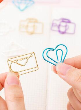 10 pcs/pack cute star Ice Cactus Cream Mini Paper Clips Kaw