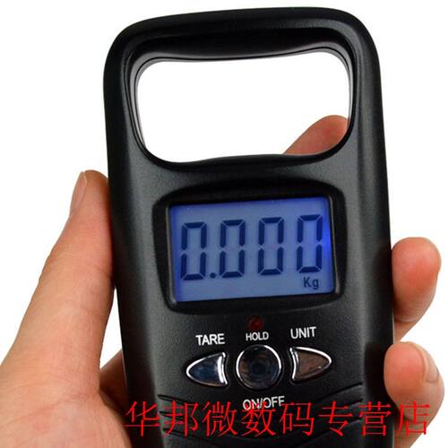 Mini Hanging Scale Pocket Portable 50kg LCD Digital Hanging