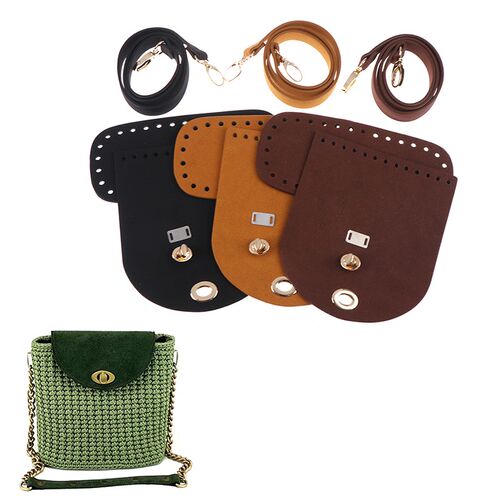4Pcs/Set Artificial Leather Shoulder Bag Bottom Strap Replac