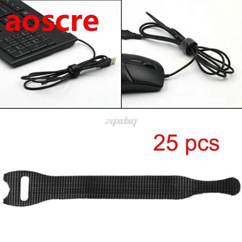 25pcs 13cm Cable Organizer Management Cable winder Charger H