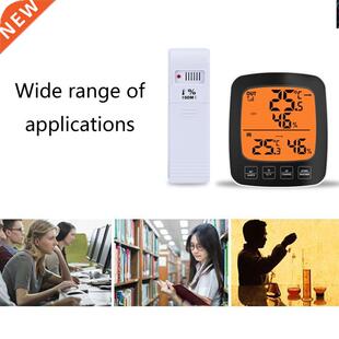 Digital Alarm Temperature Humidity Meter Indoor/Outdoor Te