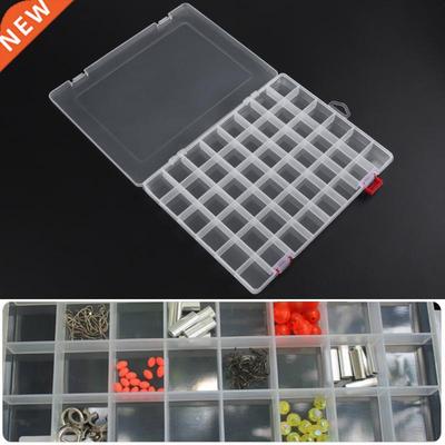 48 Grids Plastic Box Adjustable Jewelry Box Beads Pills Nail