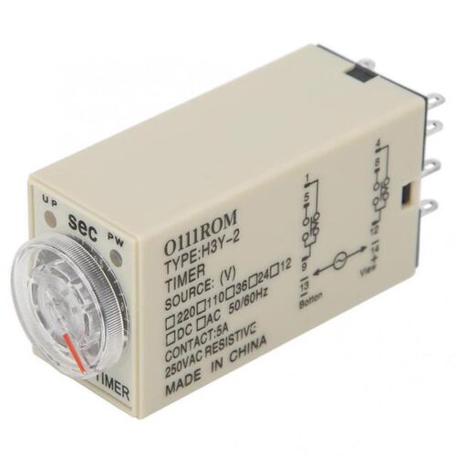 1pcs H3Y-2 Delay Timer 8P Time Relay 0~1 Second Dial Type Ti