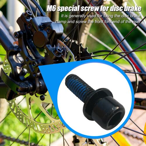 Bicycle Disc Brake Rotor Bolts 6mm MTB Bike Steel Rotor Fixi