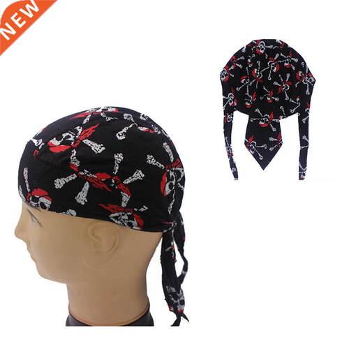 Cycling Bandana Skull Cap Beanie Lightweight Adjustable Cott