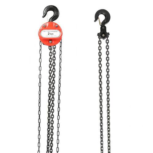 2T Chain Puller Block Fall Chain Hoist Hand Tools Lifting Ch