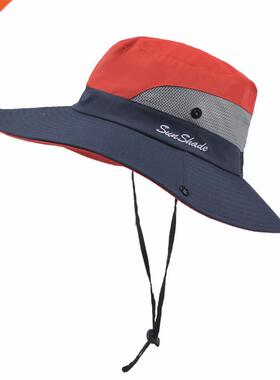 Parent-child Unisex Summer Foldable Sun Fisherman Hat Men Wo