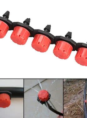 100pcs 1/4 Inch Adjustable Micro Flow Drip Irrigation Drippe