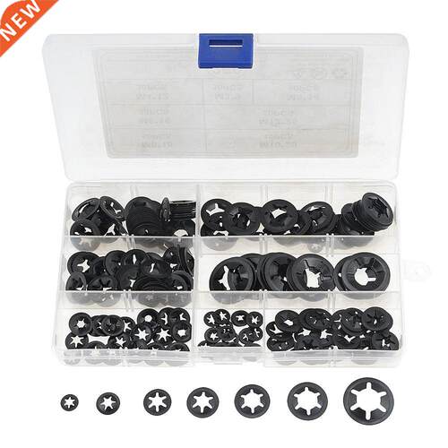 260PCS/Box M3-12 Set Manganese Steel Push On Washer Retainin