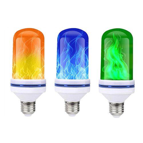 E27 99LED Flame Effect Light Bulbs Flickering Fire Emulation