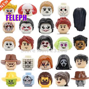 Single Horror Movie Figure Head Freedy Hannibal Pennywise Ch