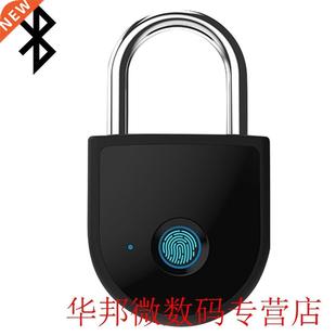 Padlock Zinc Alloy Door Lock Smart Fingerprint Password Prac