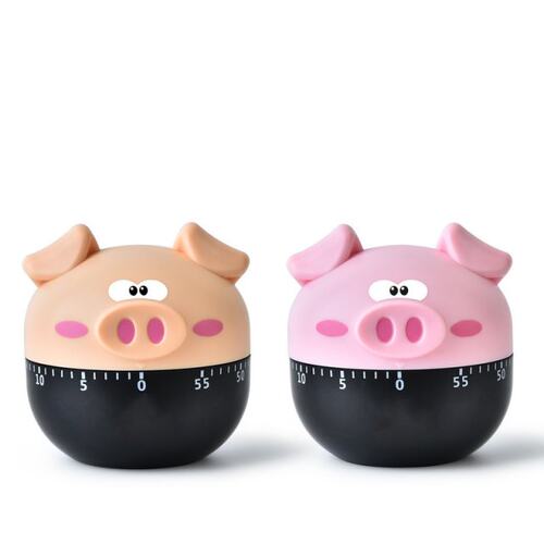 Cartoon Pig Shaped Kitchen Timer Home Kitchen Alarm Clock Co