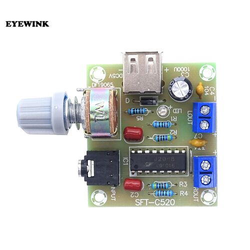 5V Mini Amplifier AC And DC USB Small Power Amplifier PM2038