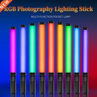 Portable Flash Fill Lamp Video Lighting Tube RGB Handheld LE