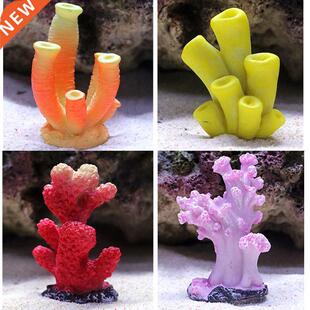 Colorful Resin Aquarium Artificial Coral Reef Decoration Fis