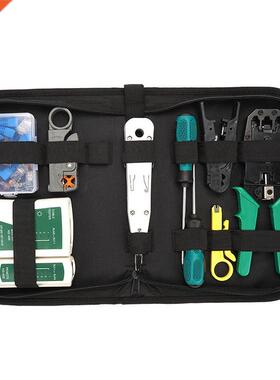14PcsRJ45 RJ11 RJ12 CAT5 Portable LAN Network Repair Tool Ki