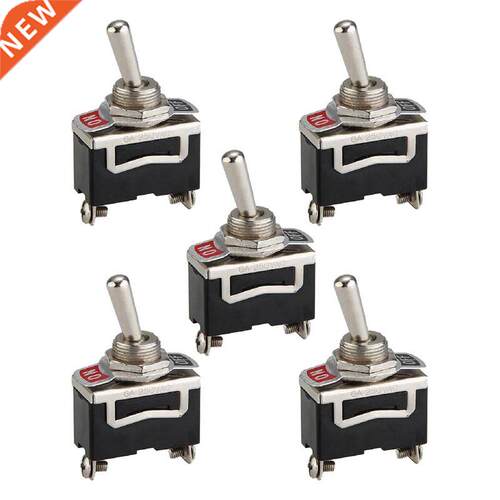 5 x Switch ON-OFF Lever SPST Auto Car