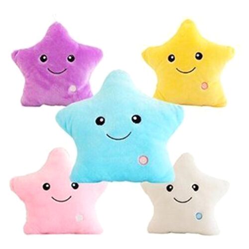 H55B Soft Plush Cushion with Built-in Led Light Realistic St