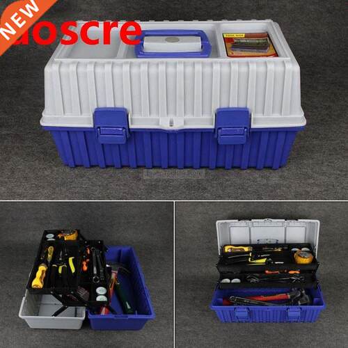 Multi-function three-layer plastic tobox fding hardware